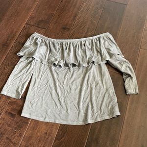off the shoulder ae top